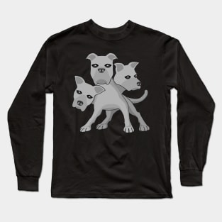 Grey Cerberus Long Sleeve T-Shirt